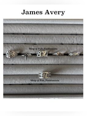 James Avery Sterling Silver rings 5 5.5